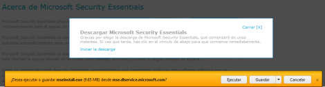 Microsoft Security Essentials 